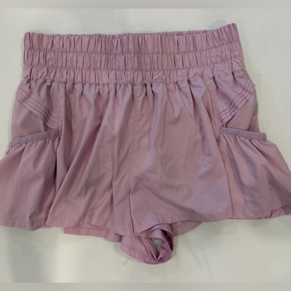 Free People FP Movement Get Your Flirt On Shorts Size Small Orchid